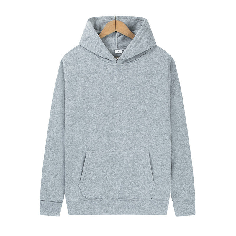 Mens And Womens Solid-color Plain Hoodies