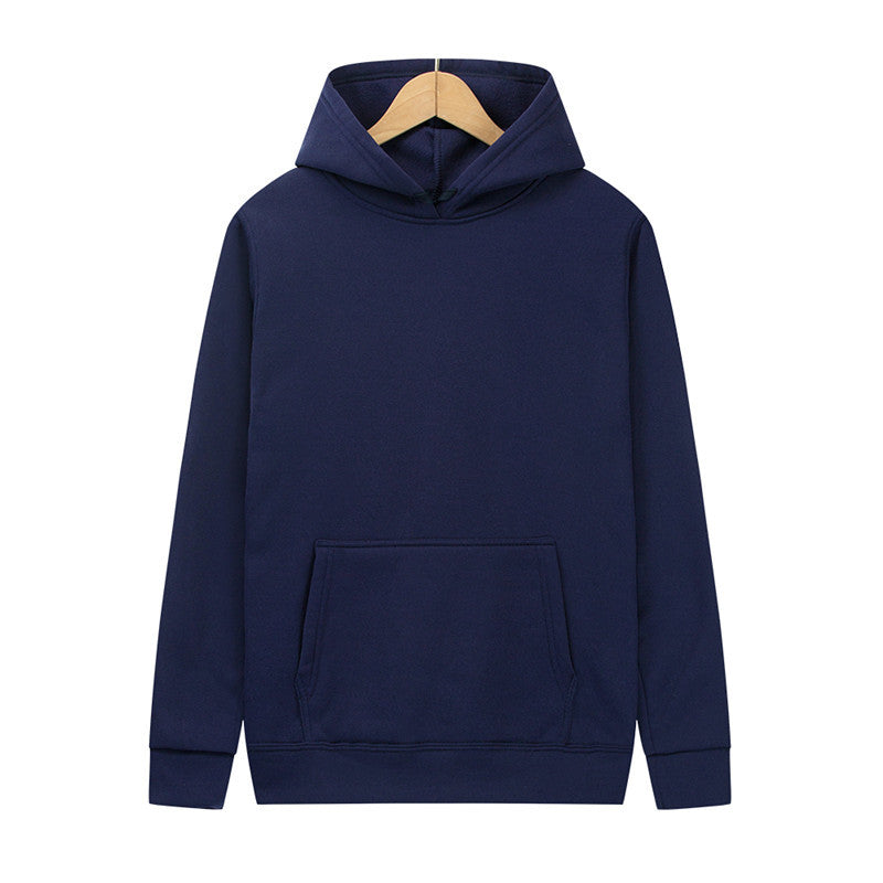 Mens And Womens Solid-color Plain Hoodies