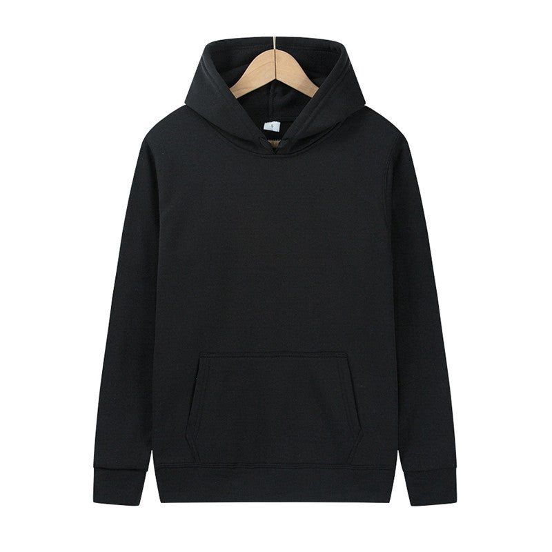 Mens And Womens Solid-color Plain Hoodies