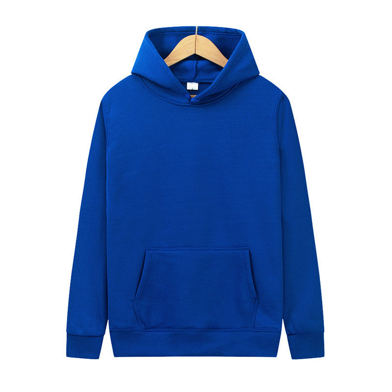 Mens And Womens Solid-color Plain Hoodies