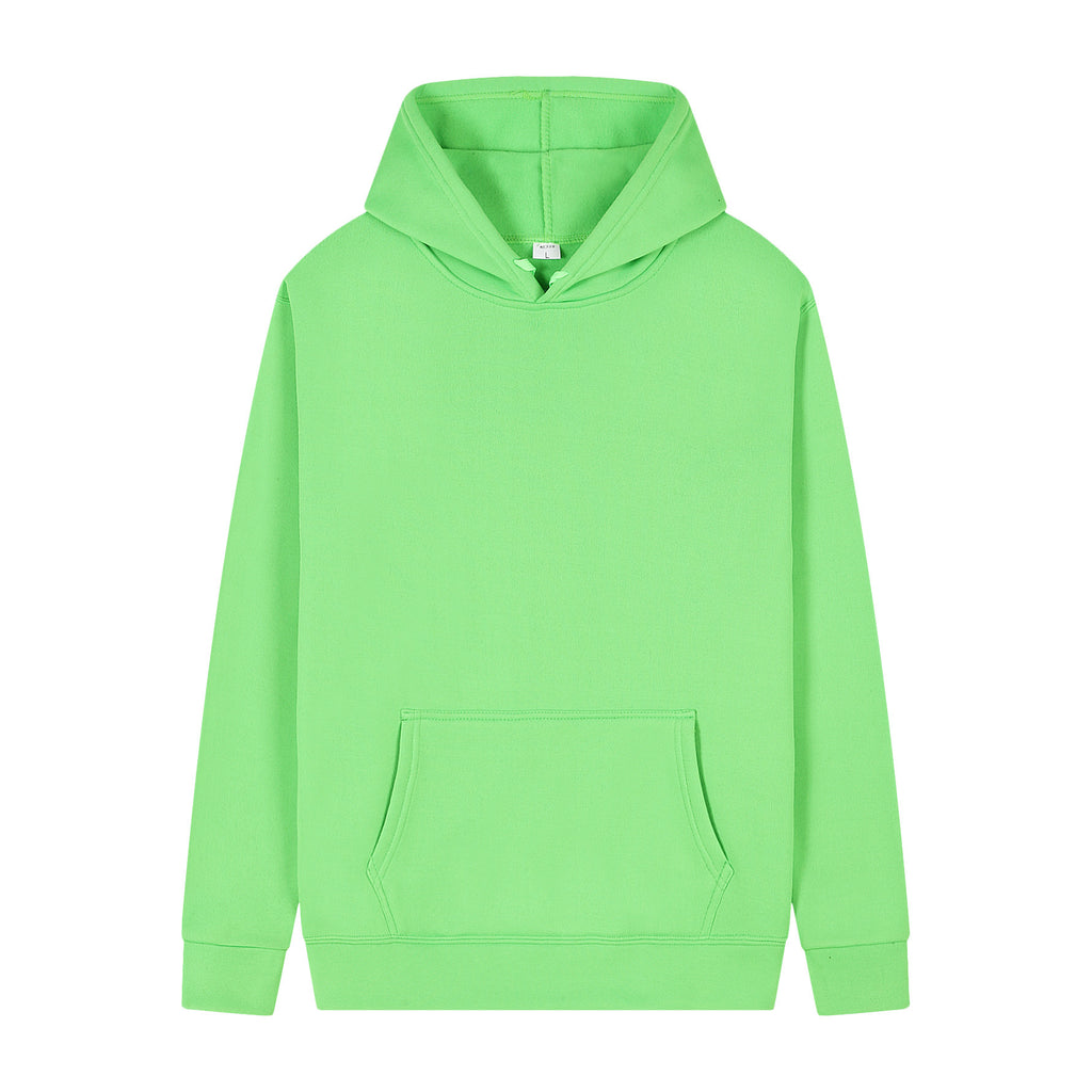 Mens And Womens Solid-color Plain Hoodies