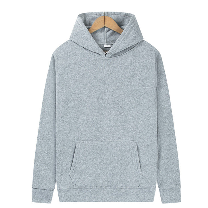 Mens And Womens Solid-color Plain Hoodies