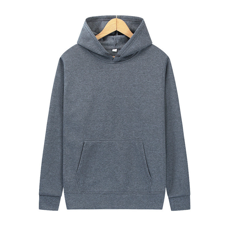 Mens And Womens Solid-color Plain Hoodies